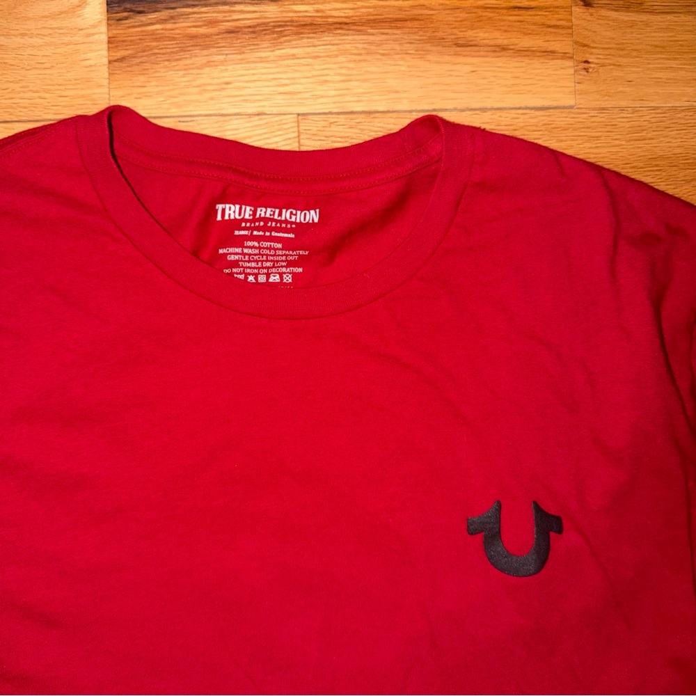 True Religion | Men's Red T-Shirt size XL - Picture 2 of 8